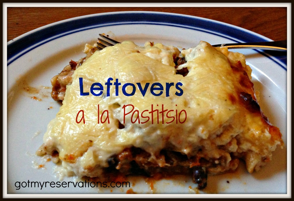 Leftovers a la Pastitsio