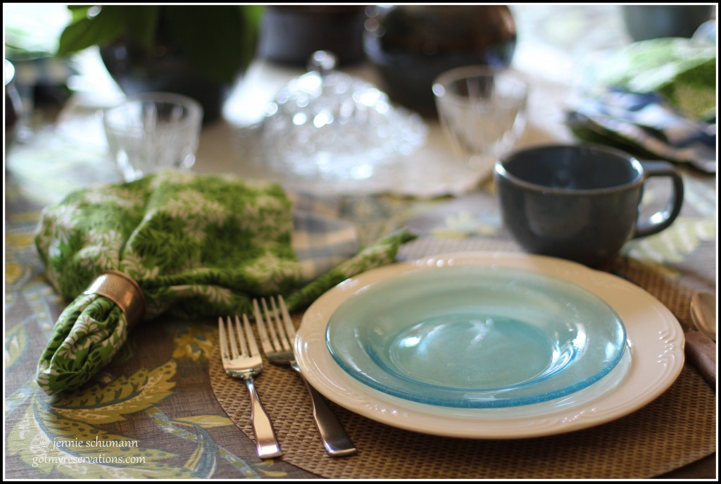GotMyReservations -- Outside Inside Tablescape Place Setting C