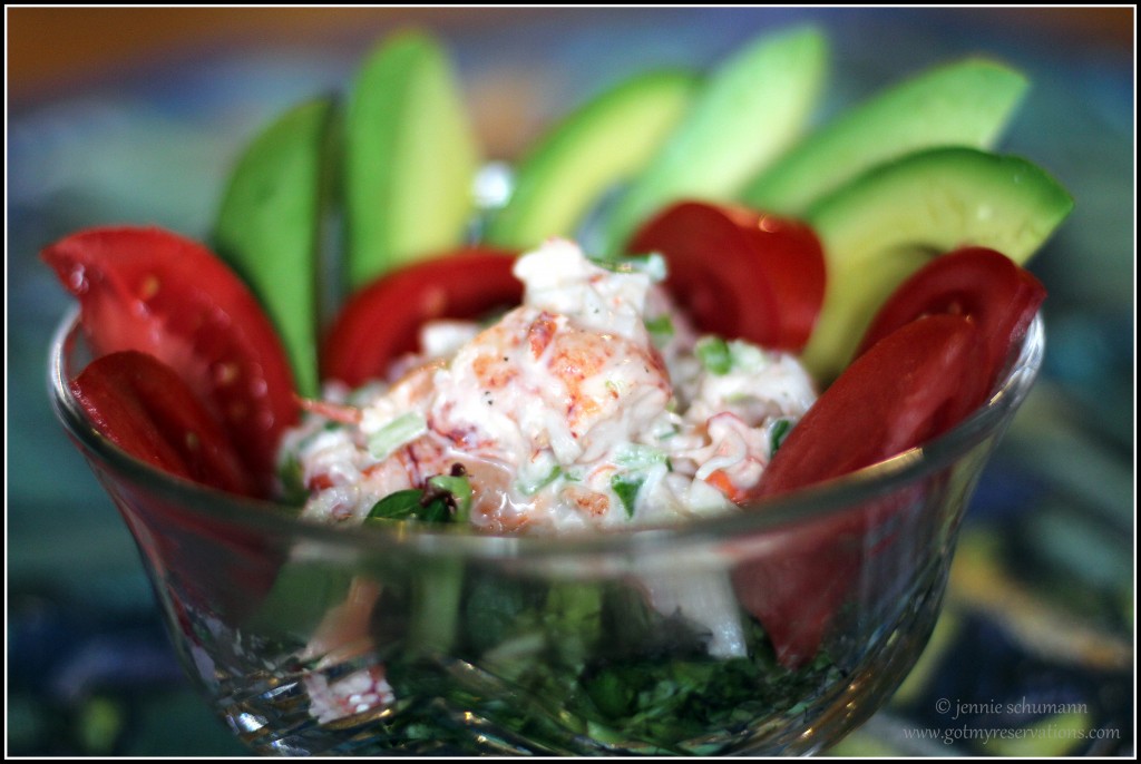 GotMyReservations--Seafood Cobb Salad Closeup