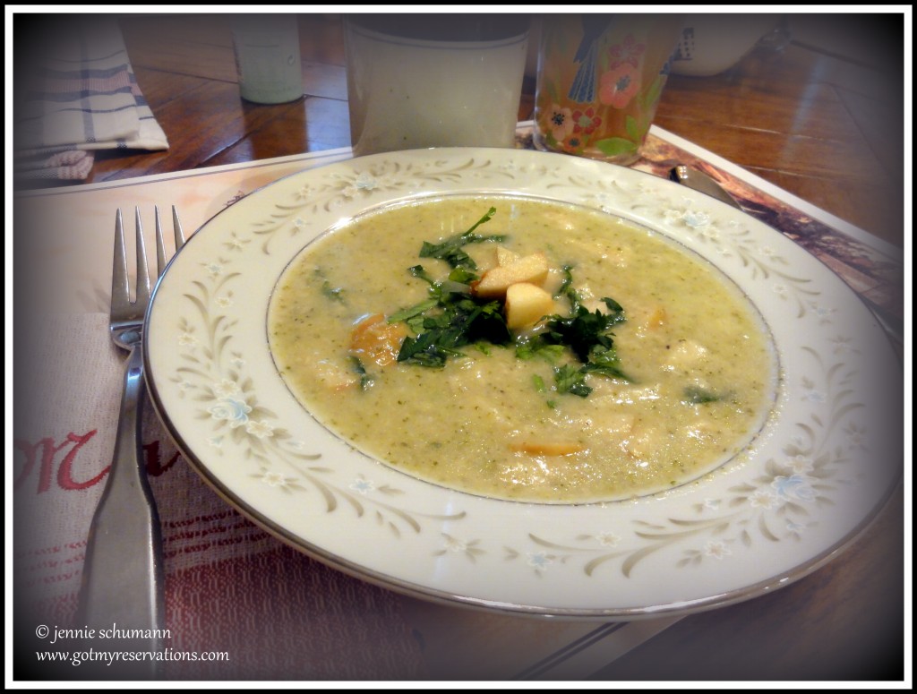 GotMyReservations -- Broccoli-Cauliflower Swiss Cheese Soup