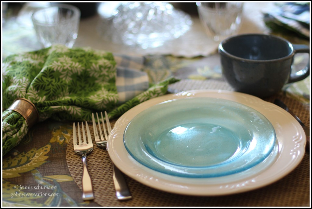 GotMyReservations -- Outside Inside Tablescape Place Setting B