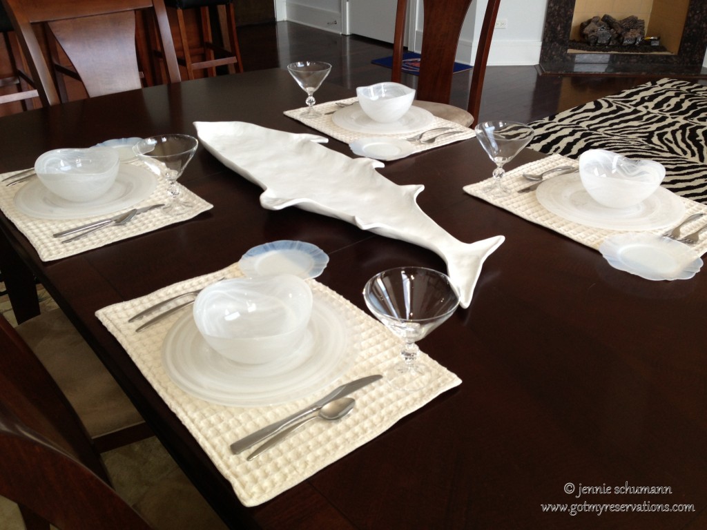 GotMyReservations -- Fish Tale Tablescape Intro