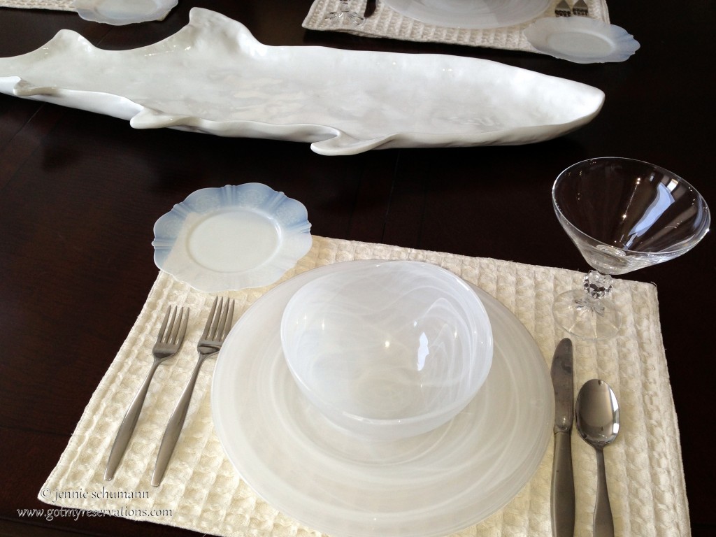 GotMyReservations -- Fish Tale Tablescape Place Setting