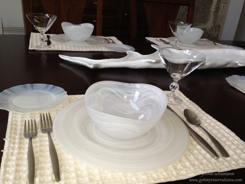 GotMyReservations -- Fish Tale Tablescape Place Setting 3