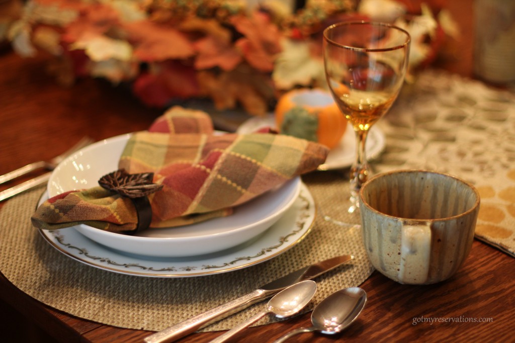 GotMyReservation Falling Leaves Place Setting 2