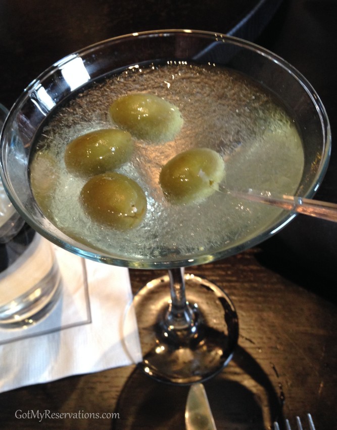 GotMyReservations Coopers Hawk Dirty Martini