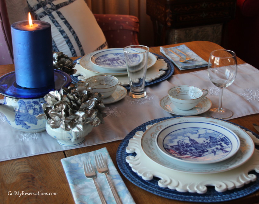 GotMyReservations Winters Blue Tablescape 2