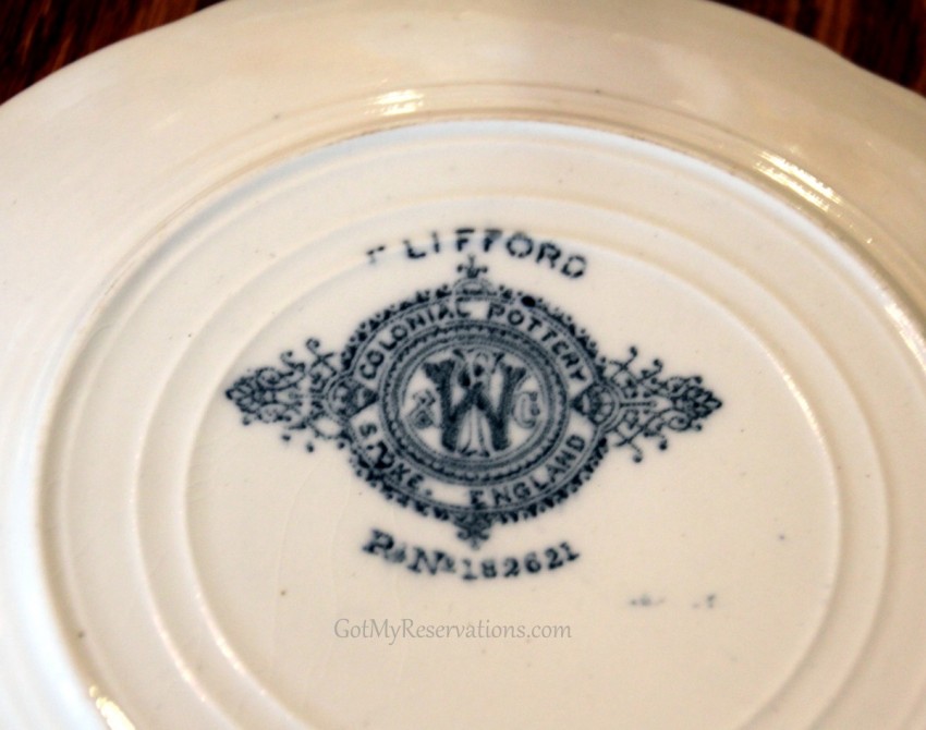 GotMyReservations Springtime in Vienna  Colonial Pottery Plate Markings