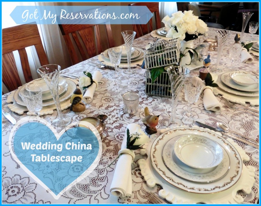 Got My Reservations Wedding Tablescape Intro